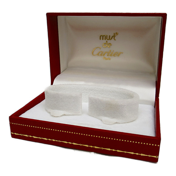 CARTIER Must Colisee Gold Plated Leather Quartz Ladies Watch 590002 BF569998 - Picture 6 of 9